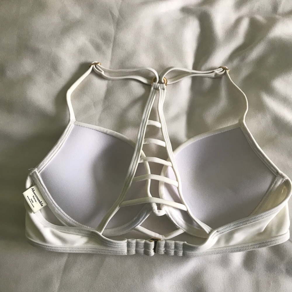 White bikini top
